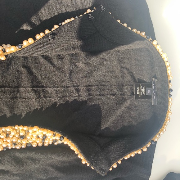 Pink Tartan Luxury Black fitted Cardigan - Picture 6 of 6